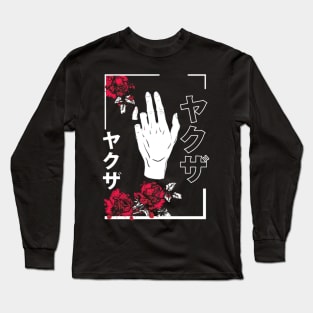 Japanese Aesthetic Flowers N Soft Grunge Long Sleeve T-Shirt